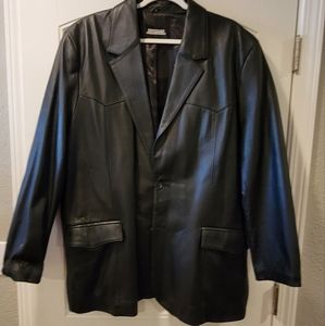 Men Leather Sports Coat